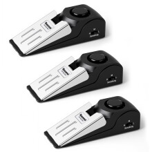 3 Pack Door Stop Alarm 120dB Loud Siren with Adjustable Sensitivity for Home Apartment Hotel Travel Security