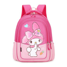 (Medium, Purple) Cartoon School Bag Multilayers Fashion School Bag for Children