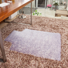 Office Chair Mat for Carpeted Floors, Clear PVC Non Slip Desk Chair Mat with Lip, Durable 60x100cm