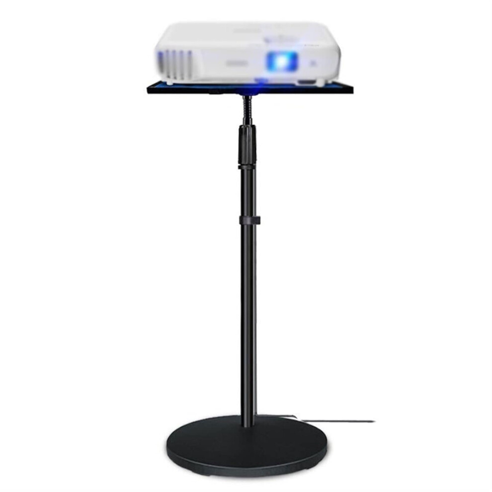Adjustable Height Projector Stand With Heavy Duty Metal Tray For Home Theater And Office Presentations 9330225399544