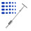 (Puller 20 pad) Universal Repair Tools Dent-Hail Repair Puller Bridge Paintless Removal Set Kit 1