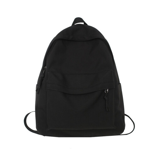 (Black) Unisex School Backpack Multipurpose Waterproof Travel Bag for School Commuting