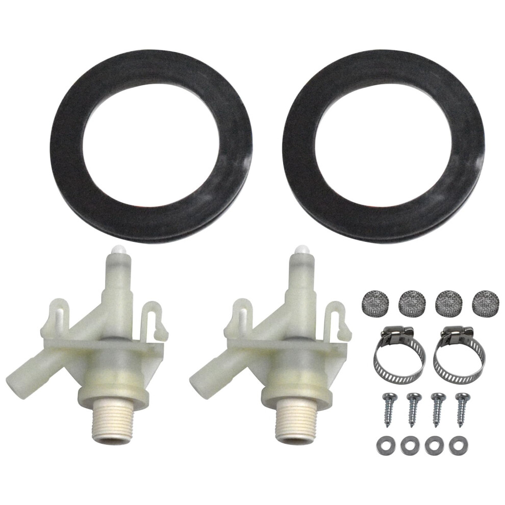 Rv Toilet Valve Replacement Kit For Dometic 300 310 320, Leakproof 2 Pack, Tool Install 9771547922384