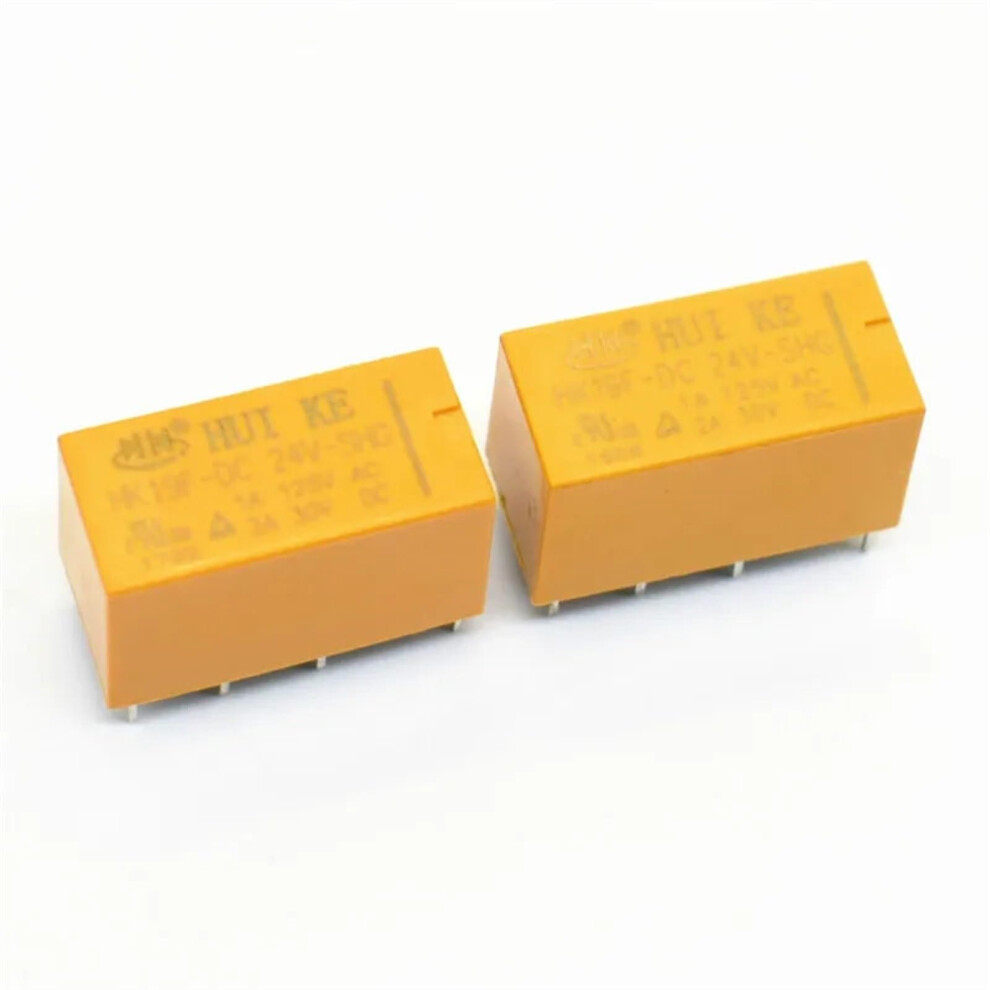 50Pcs Hk19fdc24vshg Electromechanical Relay 24V Dc 8 Pin Reliable Power Switching 9330225399629