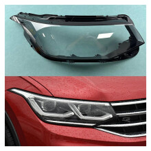 Headlight Cover Right Side 2022 2023 Clear Polycarbonate Lens Replacement for Volkswagen Tiguan L