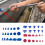 (Puller 20 pad) Universal Repair Tools Dent-Hail Repair Puller Bridge Paintless Removal Set Kit 4