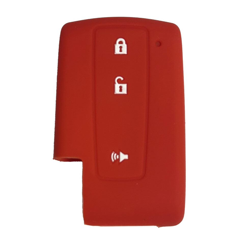 Key Fob Cover Silicone Case For Toyota Prius 3 Button Remote 2004Â2009 Scratch Protection Fit Red 9771547922636