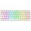 (GN, White) Mechanical Game Keyboard with Gateron Glacier Optical Switch RGB Programmable 1