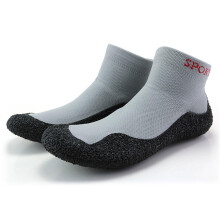 (44, Light Gray) Footwear for Sports & Travels Mens Womens Non-Slip Barefoot Socks Shoes Fitness Beach Shoes Lightweight
