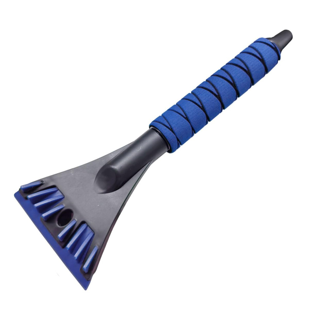 Car Ice Scraper For Windshield Snow Removal, Scratch Blade With Ergonomic Foam Handle, Blue 9771547922889