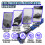 Car Ice Scraper for Windshield Snow Removal, Scratch Blade with Ergonomic Foam Handle, Blue 4