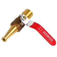 Heavy Duty Brass Hose Nozzle with Quick Connect Adapter, Pressure Sprayer for Garden and Car Wash