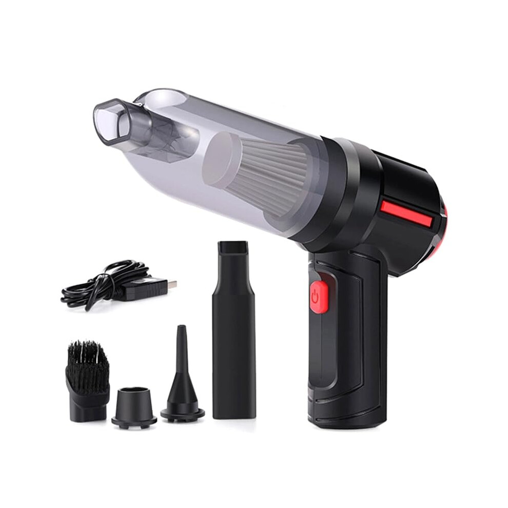 Cordless Car Vacuum Cleaner 120W 4In1 Speed Suction Rechargeable Handheld Auto Vacuum And Blower 9351714548229