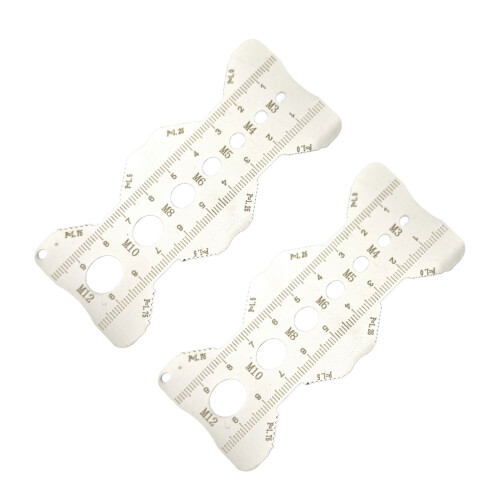 High Accuracy Thread Gauge Screw Measuring Caliper for-2pcs