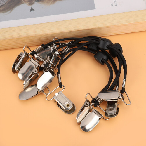 Bed Sheet Clips Adjustable 25cm/9.8in 104g Black