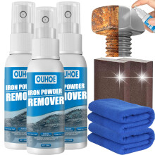 Rust Remover Spray 30ml 3pcs Set, Fast Rust Dissolution, Paint Safe Metal Rust Removal for Car
