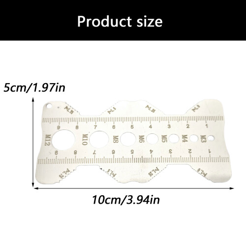 High Accuracy Thread Gauge Screw Measuring Caliper for-2pcs 1