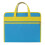 (Blue) Portable Expanding File Folders 13 Pocket Zipper Closure Document Organizers 1