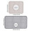 (C) Rectangular Silicone Kitchen Sink Mat Non-Slip Heat Proof Countertop Drying Mat for Daily Use 5