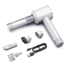 (wireless, White) Cordless Handheld Vacuum USB Rechargeable