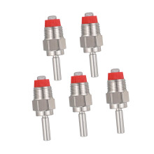 Stainless Steel Pig Nipple Drinker 5 Pack Automatic Pig Waterer Leakproof for Sows and Piglets