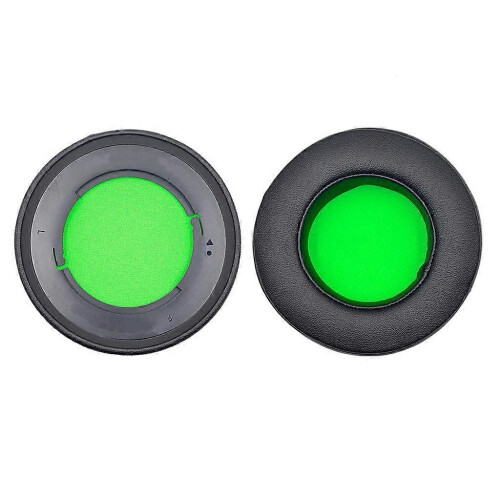 (Green) Noise Reduction Earmuffs Memory Foam Replacement Sponge for Kraken 7.1 Pro
