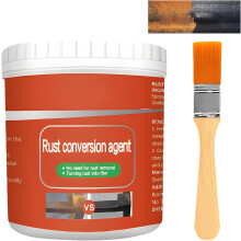 300g WaterBased Rust Converter for Metal, Fast Rust Remover with Brush, Waterproof AntiRust Primer