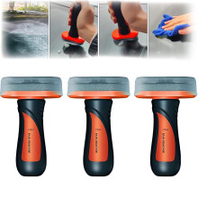 Windshield Water Repellent Glass Coating Kit for Cars, Quick Easy Application, Oil‑Film Removal, 3pc Set