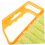 2pcs Blind Cleaner Brush Set for Window Shutter Easy Dust Removal Durable Reusable Design Orange 3