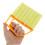 2pcs Blind Cleaner Brush Set for Window Shutter Easy Dust Removal Durable Reusable Design Orange 5