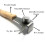 Multifunction Beekeeping Hive Tool with Ergonomic Wooden Handle, Metal Scraper for Beekeepers 3