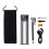 (Sliver) Tire Inflator Portable Air Compressor with Display Emergency LED Lights 1