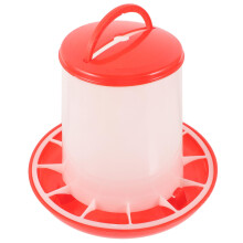 Automatic Poultry Feeder 5L Hanging Chick Feeder Easy Clean Durable Plastic for Small Flocks