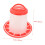 Automatic Poultry Feeder 5L Hanging Chick Feeder Easy Clean Durable Plastic for Small Flocks 2