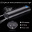 (Black) Tire Inflator Portable Air Compressor with Display Emergency LED Lights 4