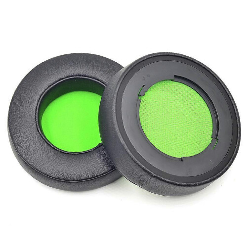 (Green) Noise Reduction Earmuffs Memory Foam Replacement Sponge for Kraken 7.1 Pro 2