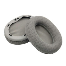 (Mesh fabric, Gray) Soft Earmuffs for OpusX Headphone Soft Mesh Earpads Sponge Case Cover