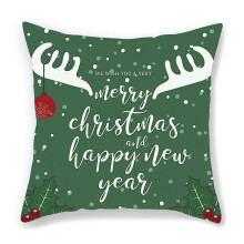 (32) Merry Christmas Cushion Cover Santa Claus Elk Decorative Pillow Throw Sofa for Case for Home Living Room New Year Decoration