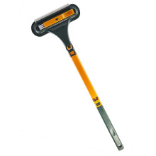 2 in 1 Window Cleaning Brush with Detachable Long Handle, Wet Dry Screen Cleaner Brush for Home Car
