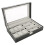 Black PU Leather 6+3-Grid Storage Case 33208 cm 1