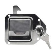 (G77.5) Trailer Paddle Door Latch Handle RV Truck Tool Box Lock Stainless Steel Lock