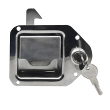 (G77) Trailer Paddle Door Latch Handle RV Truck Tool Box Lock Stainless Steel Lock