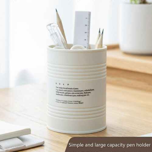(Pink) Durable Pencil Holder Pen Cup Storage for Crayon Paint Brushes Art Studio Offce 2