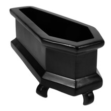 Vintage Coffin Shaped Resin Planter for Succulent and Bonsai Indoor Outdoor Decor