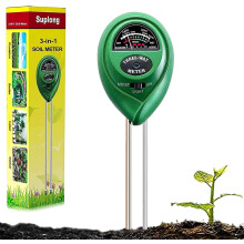 3in1 Soil Moisture Meter with Stainless Dual Probe, Battery Soil Tester for Indoor and Outdoor Plants