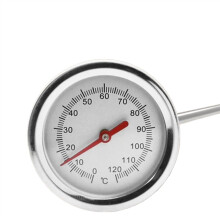 Soil Moisture Meter and pH Temperature Tester Probe Stainless Steel for Compost Fertilizer Garden
