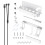(White) For SwitchOLED Wall Hanging Game Console Stand Bracket Game Console Host Storage 1
