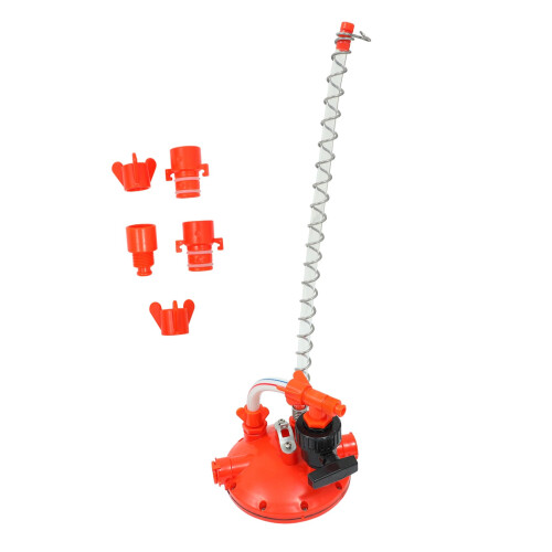 Adjustable Poultry Water Pressure Regulator for Chicken Drinker, Durable Plastic, Easy Installation