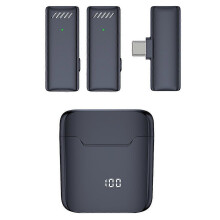 (One for two) Wireless Lapels Microphones Lapels Mic for Mobile Recording and Broadcasting