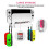 (White) For SwitchOLED Wall Hanging Game Console Stand Bracket Game Console Host Storage 5